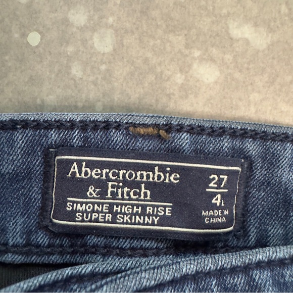 Abercrombie & Fitch Lean Simone High Rise Super Skinny Women’s Jeans - Picture 4 of 11